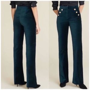 Maison d’Amelie Paris Green Velvet Pants